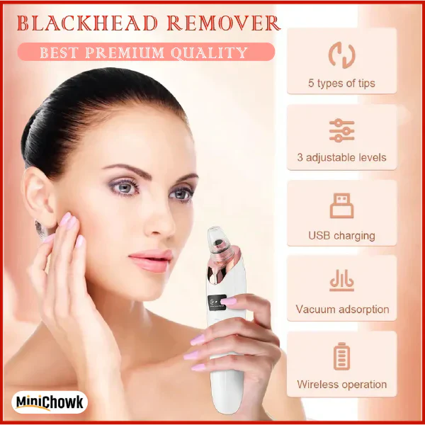 Acne Pore Cleaner & Black Head Remover With Cleaning Tools