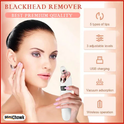 Acne Pore Cleaner & Black Head Remover With Cleaning Tools
