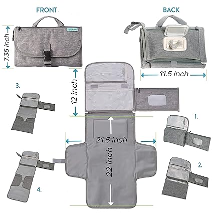 Kopi Baby Portable Diaper Changing Pad