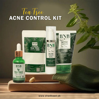 BNB facial 4 IN 1 kits Premium BNB Acne Control Facial Kit tree oil