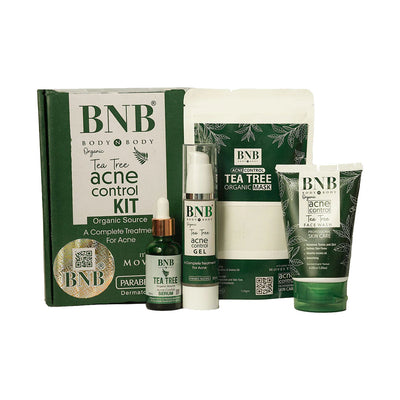 BNB facial 4 IN 1 kits Premium BNB Acne Control Facial Kit tree oil